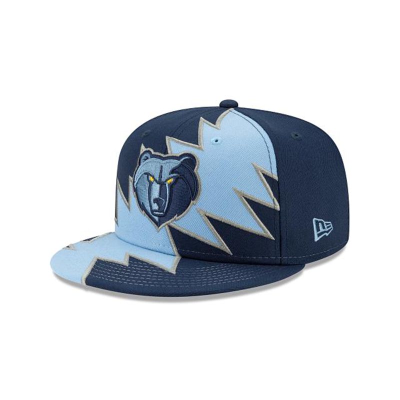 NBA Memphis Grizzlies Flash 9Fifty Snapback (IJS8842) - Blue New Era Caps